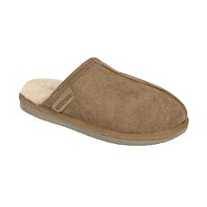 Shepherd Hausschuh Unisex, echtes Nubukleder beige