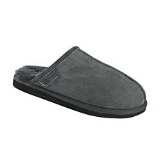 Shepherd Chausson unisexe, cuir nubuck véritable anthracite