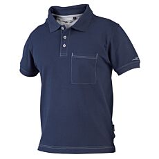 Wikland Polo-Shirt, elastische Ripp-Abschlüsse marine