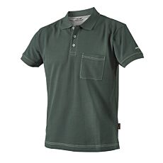 Wikland Polo-Shirt, elastische Ripp-Abschlüsse olive