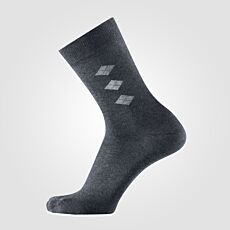 Klassische Socken, Rhombenmuster, 5er-Pack