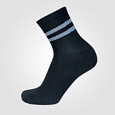 Chaussettes de tennis, lot de 5, semelle éponge noir