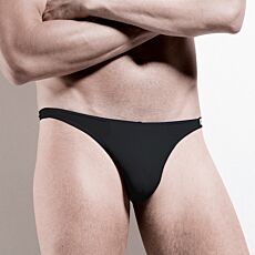 ISA String hommes, stretch noir