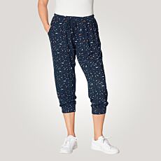 Pantalon 3/4 en jersey, bande élastique confortable