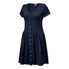 Damen Jersey-Kleid mit Knopfleiste

 marine