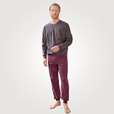 Pyjama avec rayures pour hommes