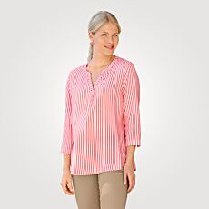 Tunique blouse, manches 3/4, rayée