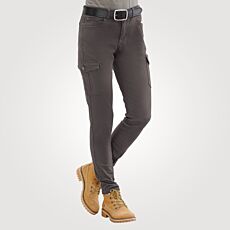 Twill-Cargohose für Damen Modell «Adele», schmale Passform