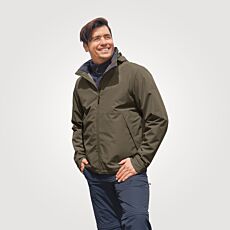 Veste fonctionnelle homme avec capuche amovible, imperméable