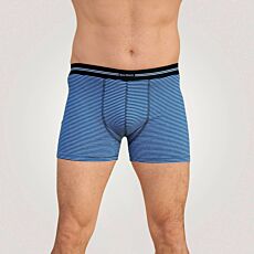 Boxershorts im 3er-Pack gestreift, Elastbund