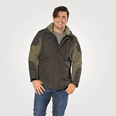 Veste outdoor Explorer 3-en-1, look monochrome