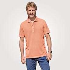 Polo piqué uni en coton