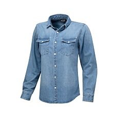 Chemise en jeans pour femmes, blue bleached