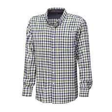 Chemise casual en flanelle, à carreaux, avec poche de poitrine