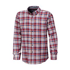 Chemise casual en flanelle à carreaux avec poche de poitrine