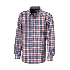 Chemise en flanelle à carreaux avec poche de poitrine