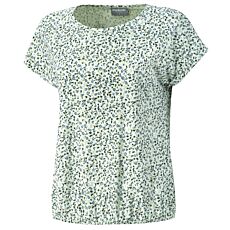 Damen T-Shirt aus Baumwoll-Modal-Mix smaragd