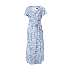 Damen Sommerkleid mit V-Ausschnitt blau