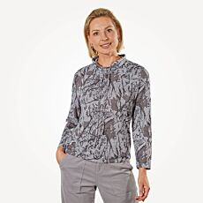 Pull-over pour femmes avec cordon et motif intégral