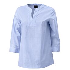 Damen Tunika-Bluse, 3/4-Ärmel,  blau