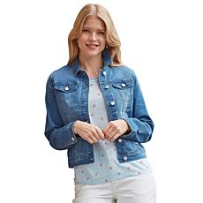 Damen Jeansjacke in Sweat-Qualität