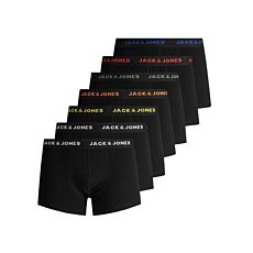 JACK&JONES Boxers, pack de 7, noir