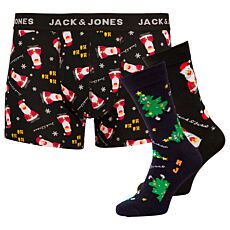 JACK&JONES Weihnachtsset Boxer + Socken