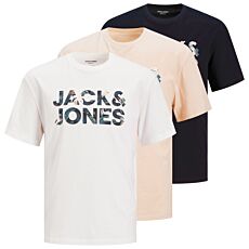 JACK&JONES T-Shirts «O-Neck», 3er-Pack