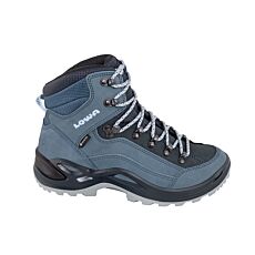 LOWA Chaussure de trekking et de randonnée «Renegade Mid GTX» pour dames, imperméable bleu