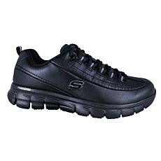 SKECHERS Arbeitsschnürschuh, Leder, Rutschfest