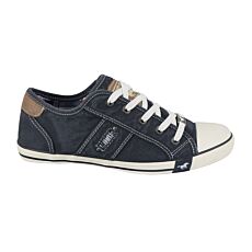 Mustang Sneaker Damen, trendig schwarz-weiss