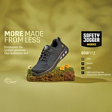 Safety Jogger Sicherheitsschuh ECOFITZ LOW, recyceltes Obermaterial