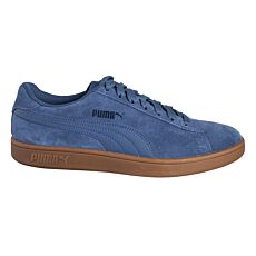 PUMA Sneaker Unisex Smash V2 Retro-Style, Veloursleder blau