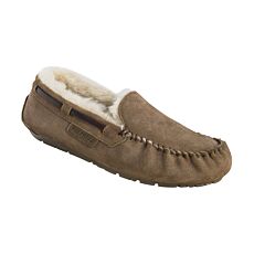 Mocassins Shepherd pour dames et hommes, cuir nubuck véritable beige