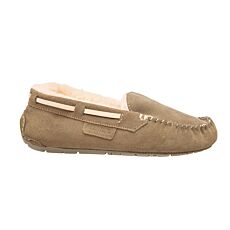 Mocassins Shepherd pour dames et hommes, cuir nubuck véritable sable