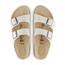 Birkenstock Arizona, mules pour homme et femme (ve) blanc