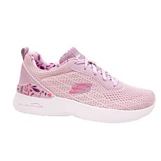 SKECHERS Chaussures à lacets et socquettes, Mesh respirant lilas clair