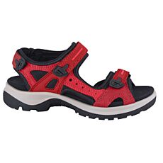 ECCO Sandales en nubuck et fermeture velcro baie