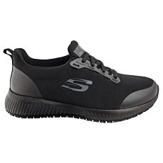 SKECHERS WORK Damen Schlupfschuh, rutschfest schwarz