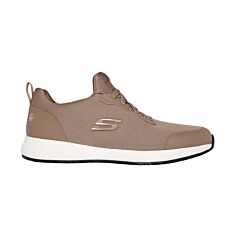 SKECHERS WORK Damen Schlupfschuh, rutschfest taupe