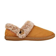 SKECHERS Damenhausschuh mit Warmfutter cognac