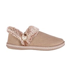 SKECHERS Pantoufles pour dames, doublé taupe