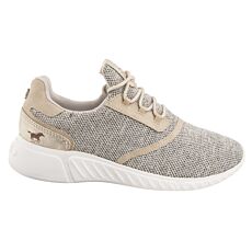 Mustang Sneakers pour femmes, respirants beige