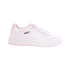 PUMA Damen Sneaker Court Classic, Soft-Material weiss