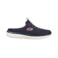 SKECHERS Damen-Wohlfuehl-Slide, mit Memory Foam marine