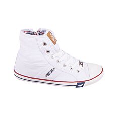 Mustang Sneakers, Mid Cut, 4 couleurs blanc