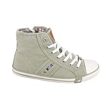 Mustang Sneakers, Mid Cut, 4 couleurs pistache