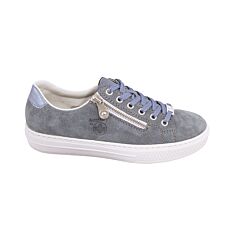 RIEKER Baskets femme «Trend», Memo-Soft, Couleurs Variées bleu clair