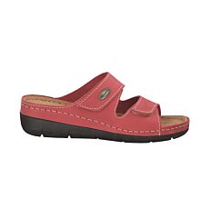 Tamaris Mule, cuir nubuck, semelle moelleuse rouge