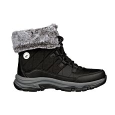 SKECHERS Damen-Schnürstiefelette, Warmfutter schwarz